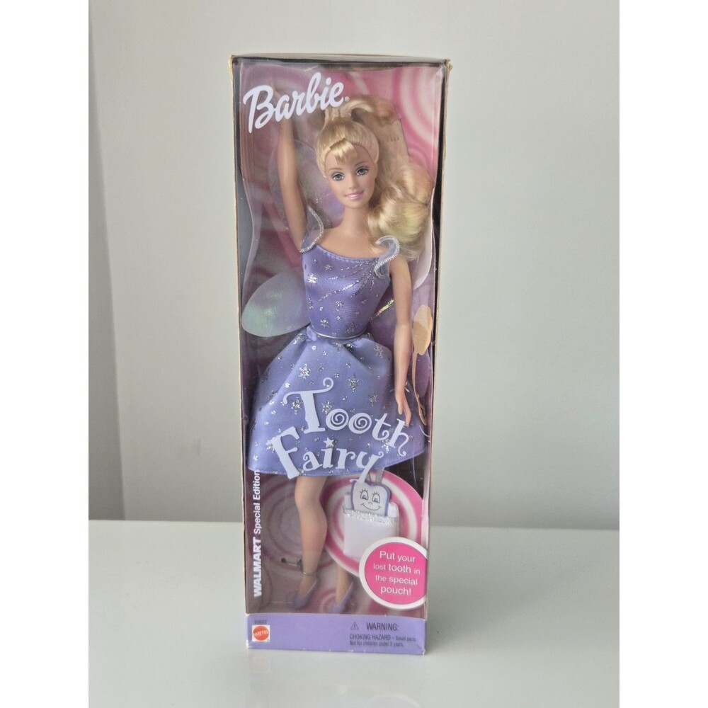 Barbie Tooth Fairy Doll Walmart Special Edition 2001 Mattel #50622 NIB